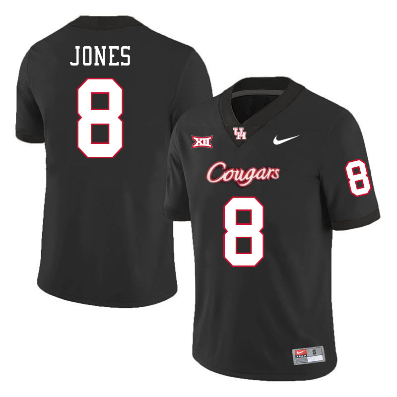 Marcus Jones Houston Jersey,Houston Cougars #8 Marcus Jones Jersey Youth College Uniforms-Black